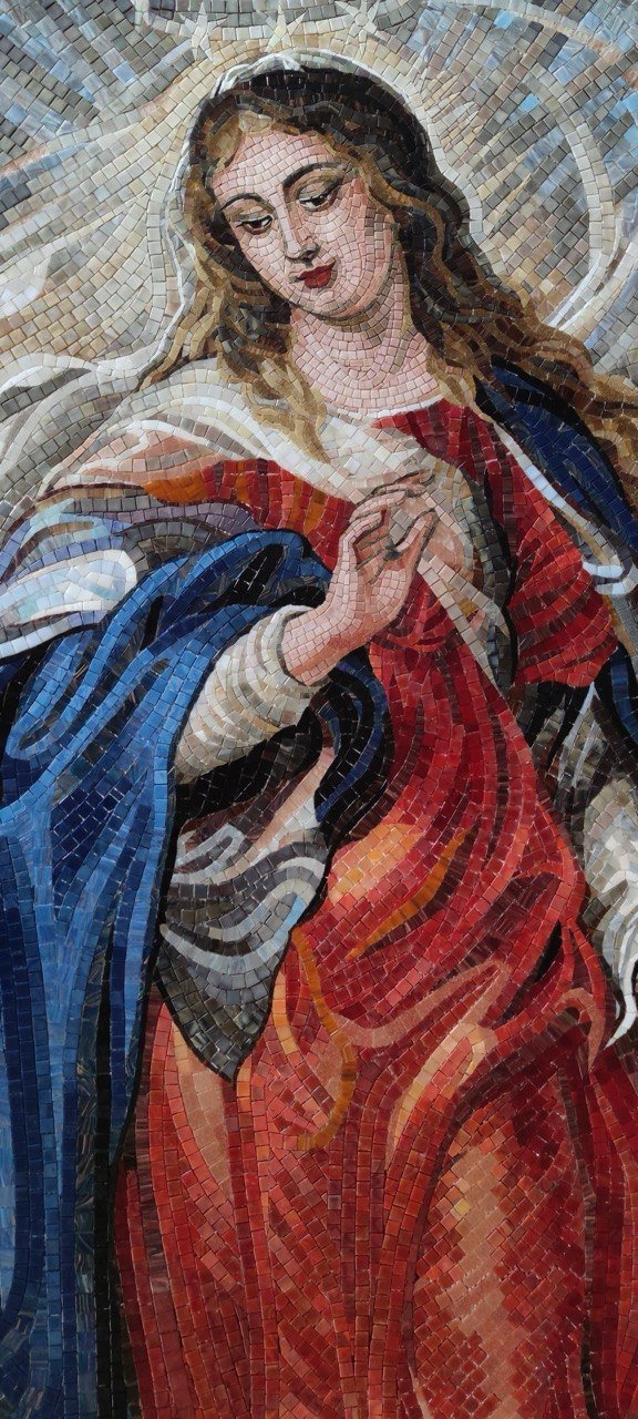 Mozaika sakralna – Niepokalane Poczęcie Maryi