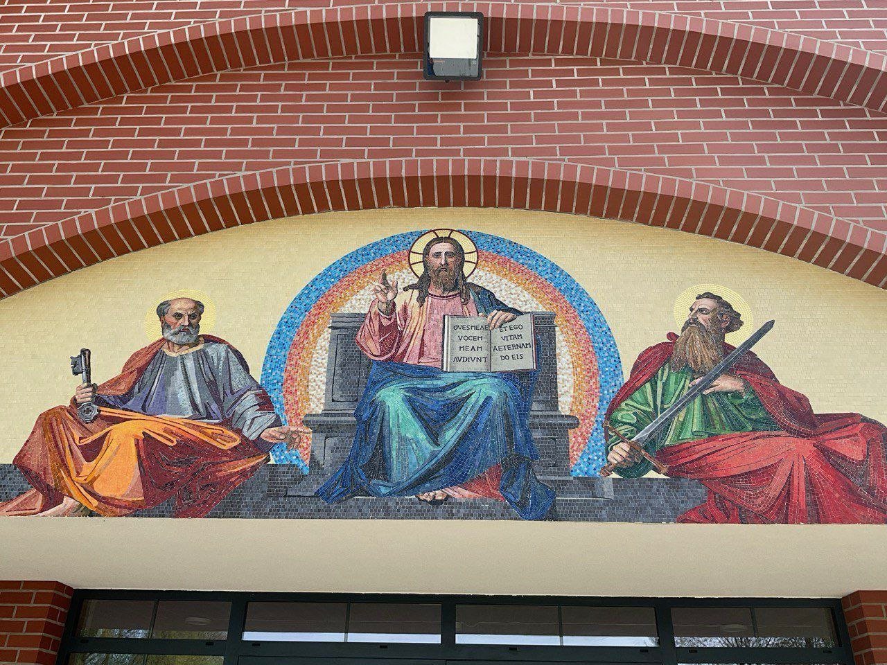 Mozaika sakralna – Chrystus z apostołami